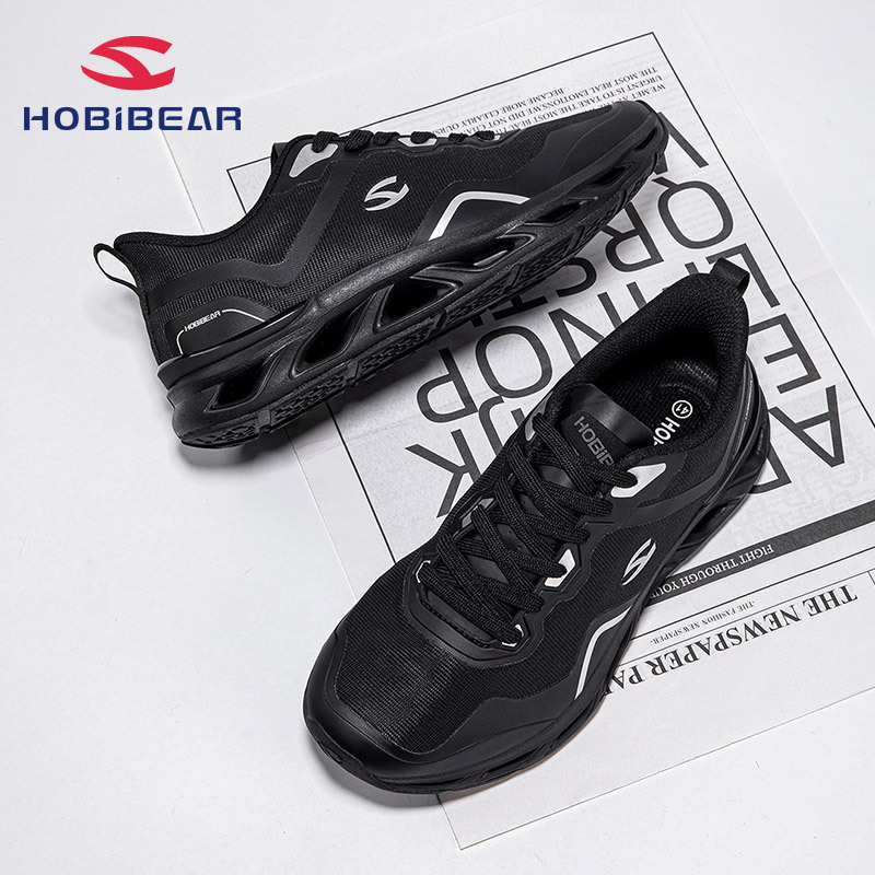 Hobibear Cross-Border Men's Shoes Spring Men's and Women's Sports Shoes Cushioning Outdoor Quick-Drying Lightweight Wear-Resistant Retro Casual Shoes