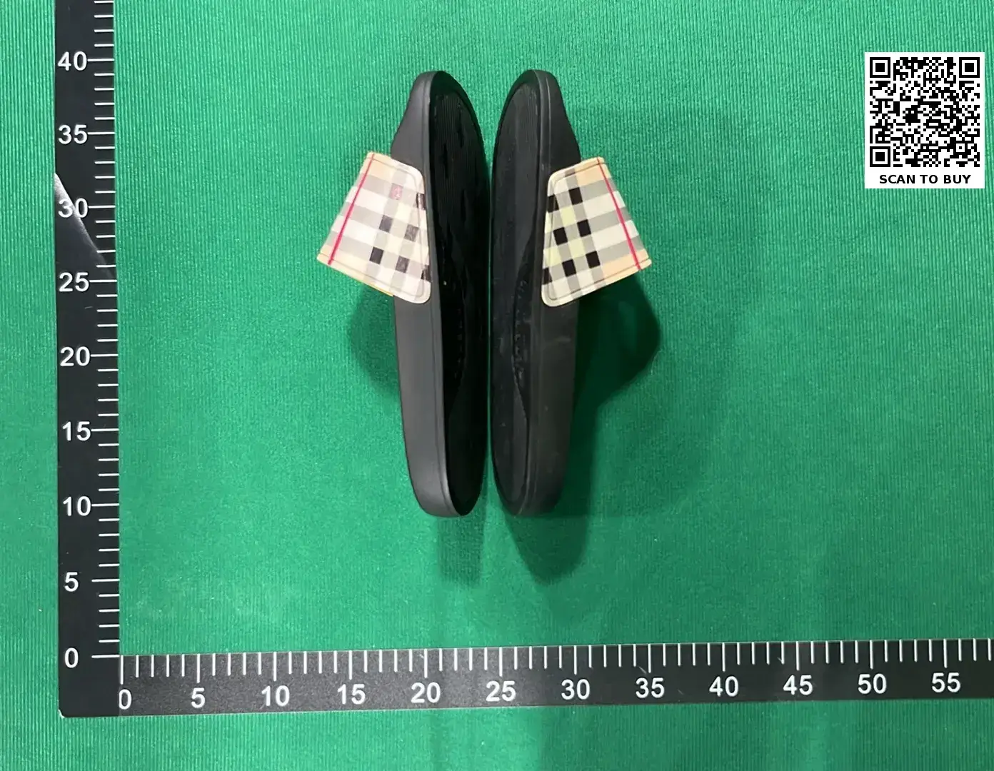 Burberry Haymarket Check Slides