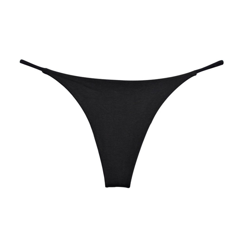 Jade Fragrant Pavilion New Version Double-Layer Thin Strap Thong Low Waist Low Waist Underwear Double-Layer Bikini Cotton Underwear for Women