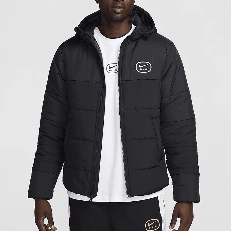 NIKE Nike Air Therma Fit Men's Winter Hooded Warm Casual Cotton Jacket HM0198-011