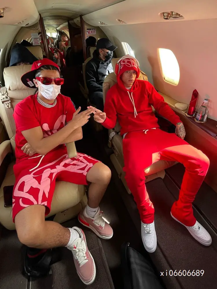 SynaWord American Loose Sweatshirt Hoodie Sweatpants Y2K Men's and Women's Tide Hip Hop Street Couple Casual Suit