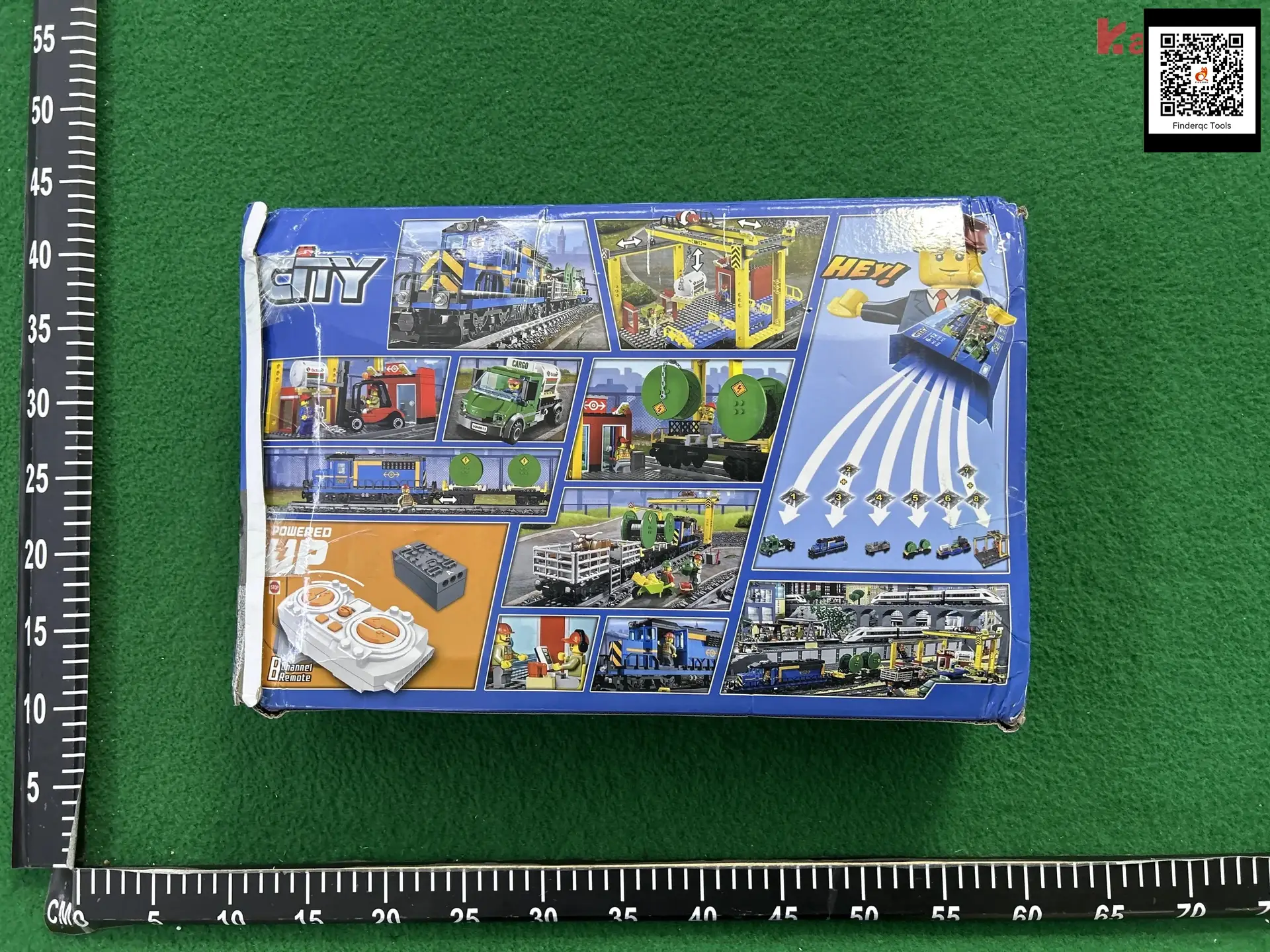 City Series 60052 Freight Train Remote Control Version kids Puzzle Assemble Chinese Building Block Train Toy 02008