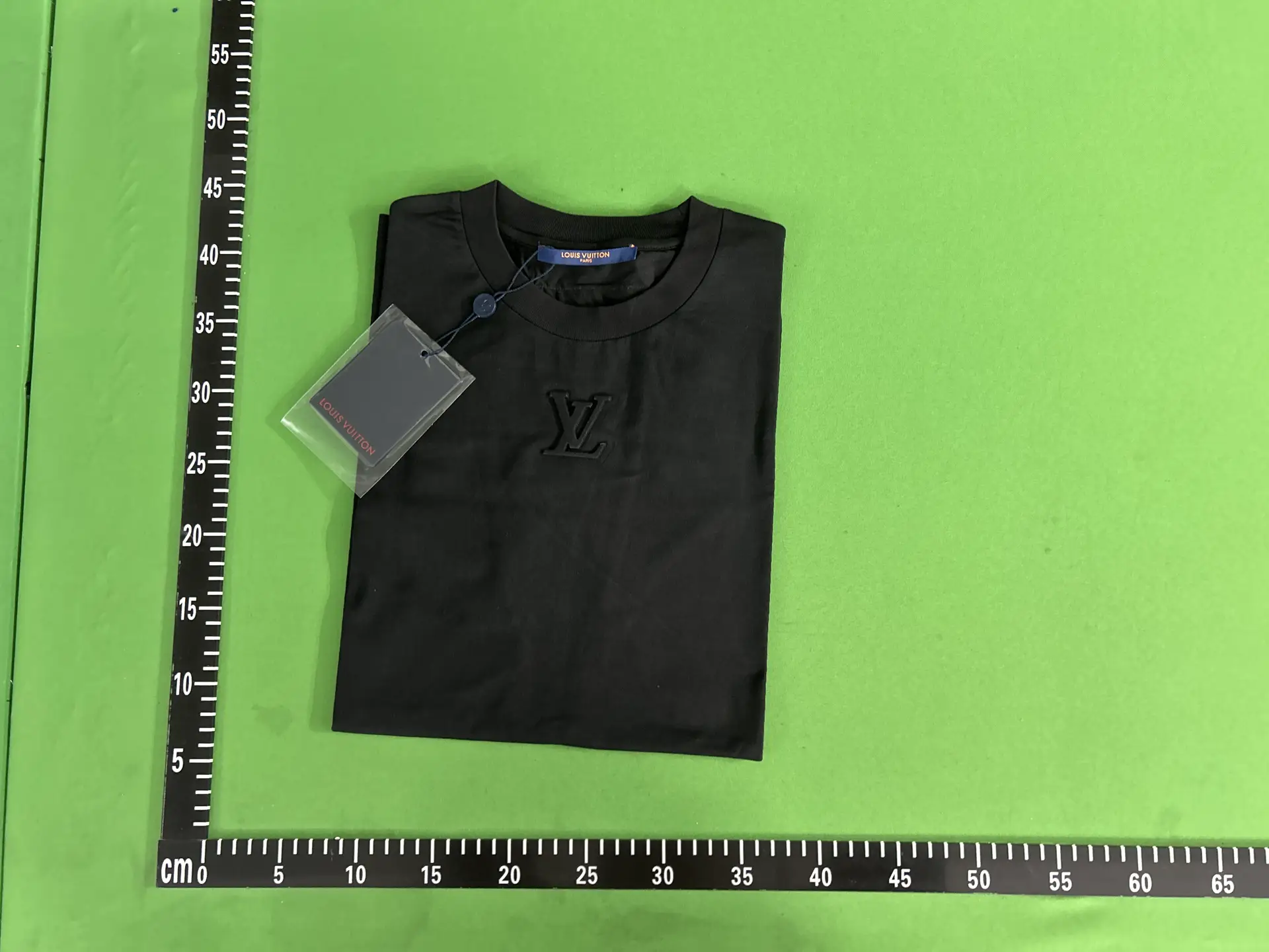 Louis Vuitton Monogram Embossed T-Shirt Black