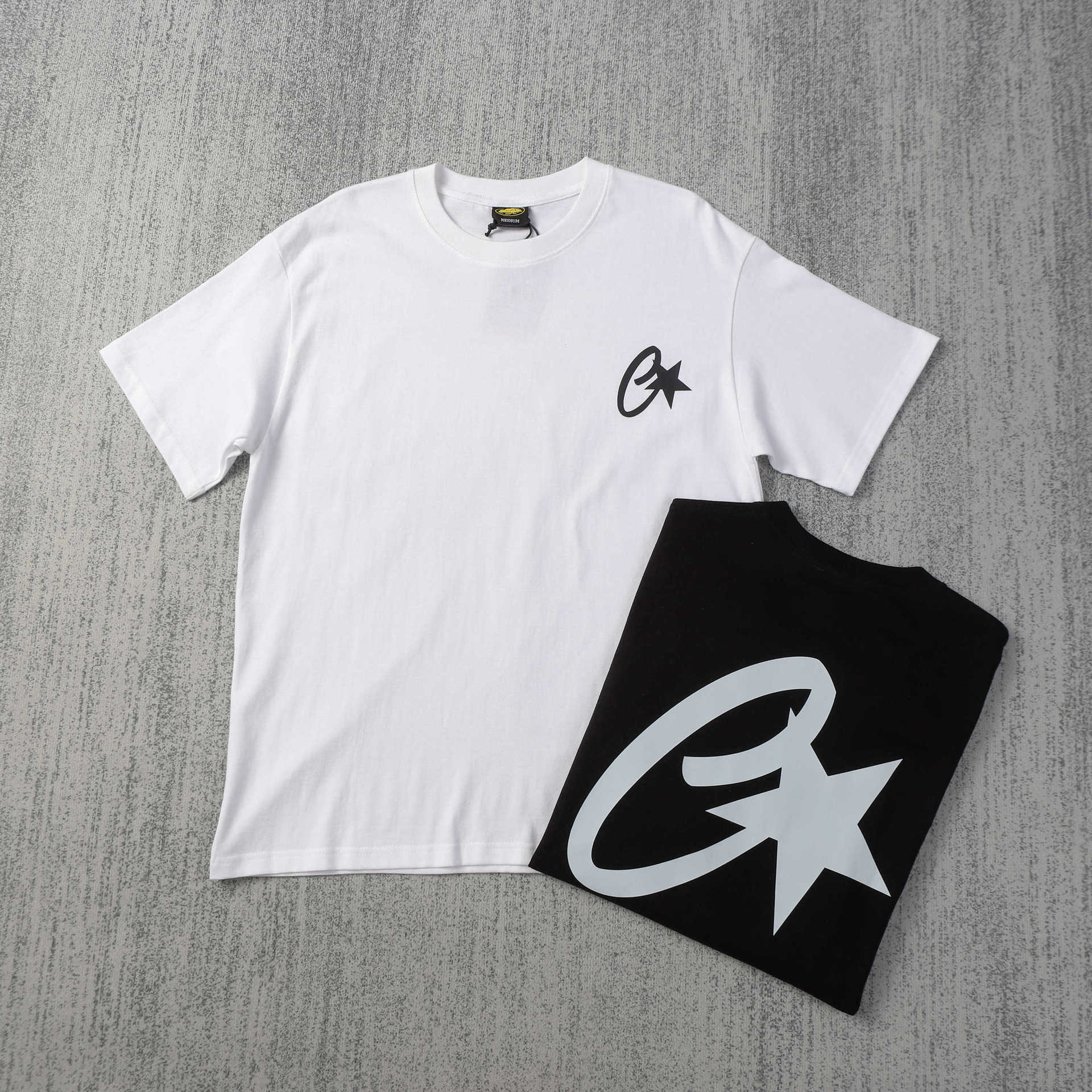 2024 New Summer Fun Letter Print Trendy Brand Loose Casual Round Neck Short-Sleeved T-Shirt