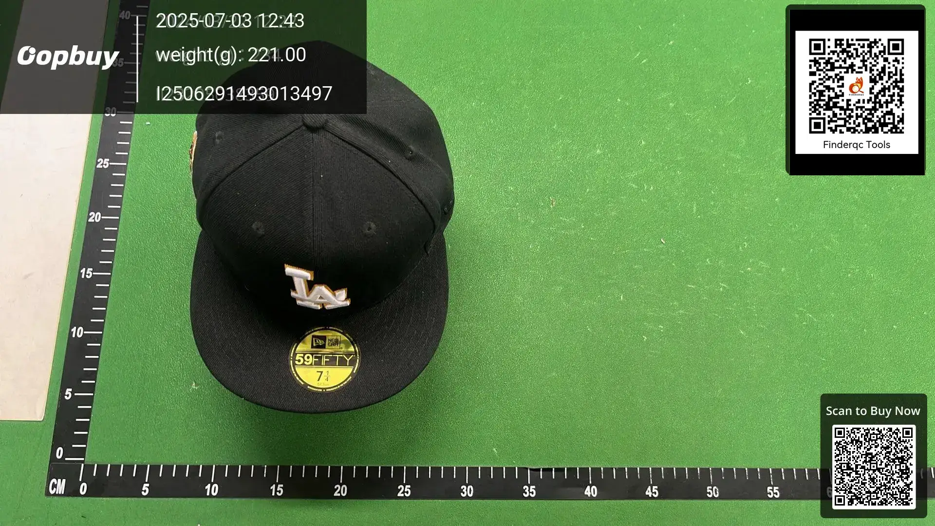 New Era 59FIFTY LA Dodgers Baseball Cap Black