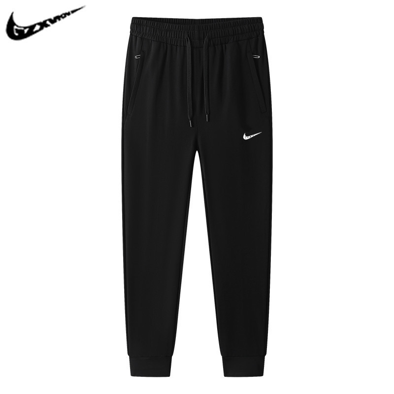 Men's 2025 Spring and Autumn New Sports Men's Casual Pants Korean Style Tencel Roman Flat Leg Pants Large Size Sweatpants