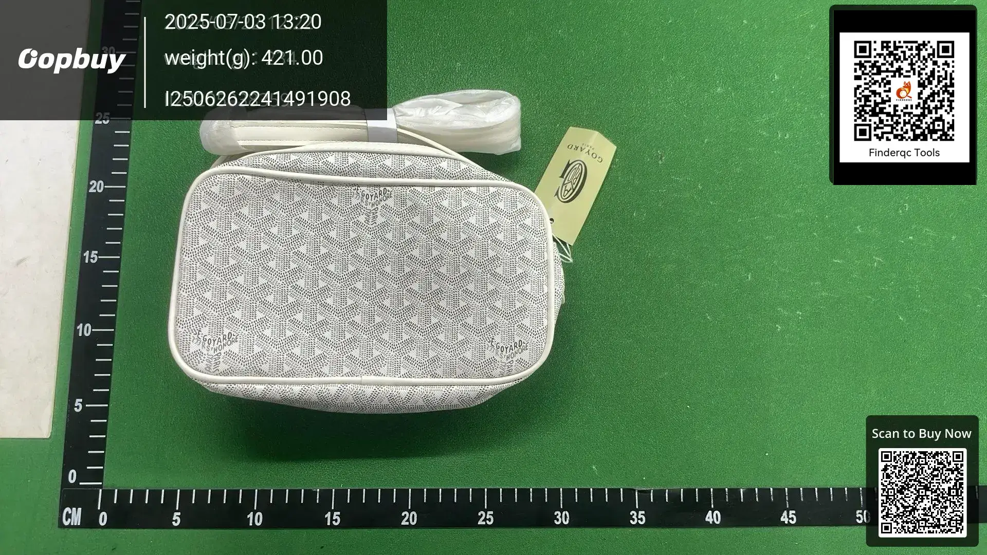 Goyard Anjou Mini White