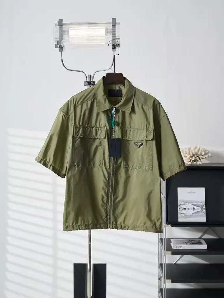 Prada Short Sleeve Zip Shirt