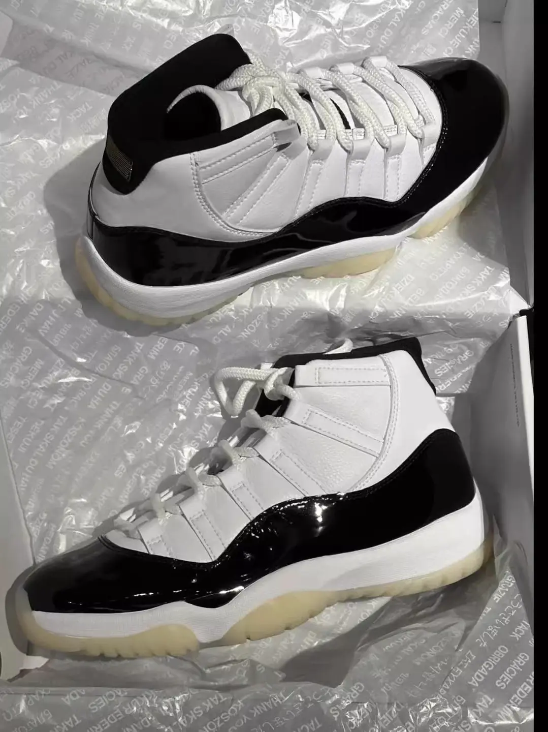 2024 Winter New arrival Putian Genuine Aj11 Basketball High Top Shoes Kangkou Big Devil Men's Casual Sports Shoes Women