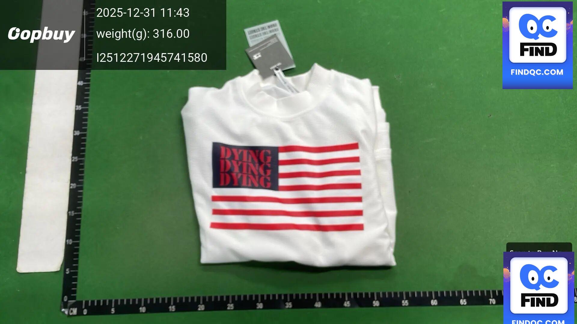 From Street American Style Casual Print Texture Waffle Heavy Weight Short Width Loose Men's and Women's Long Sleeves Bottoming T-shirt Men QC