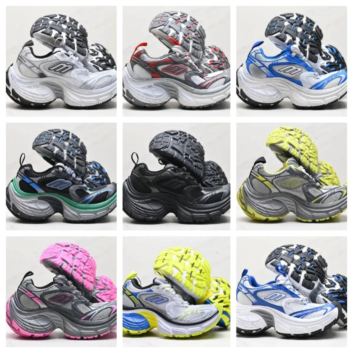 Low top retro wide soled dad style trendy versatile casual running shoes EN