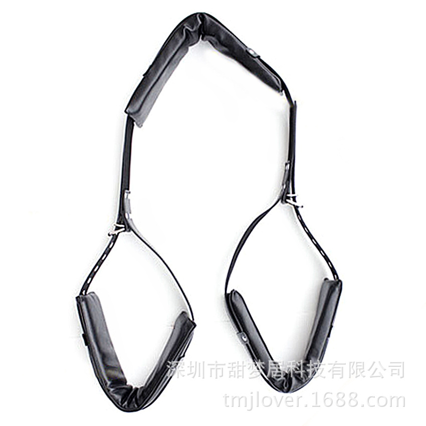 Leg-opening binding belt leather sexy alternative M-shaped leg-opening belt female flirting sex toys factory direct wholesale