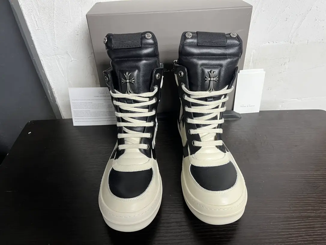 Ro Large Triangle Inverted Triangle Crocs Shoes Cross High-Top Shoes Thick-Soled Height-Increasing Correct Logo Version