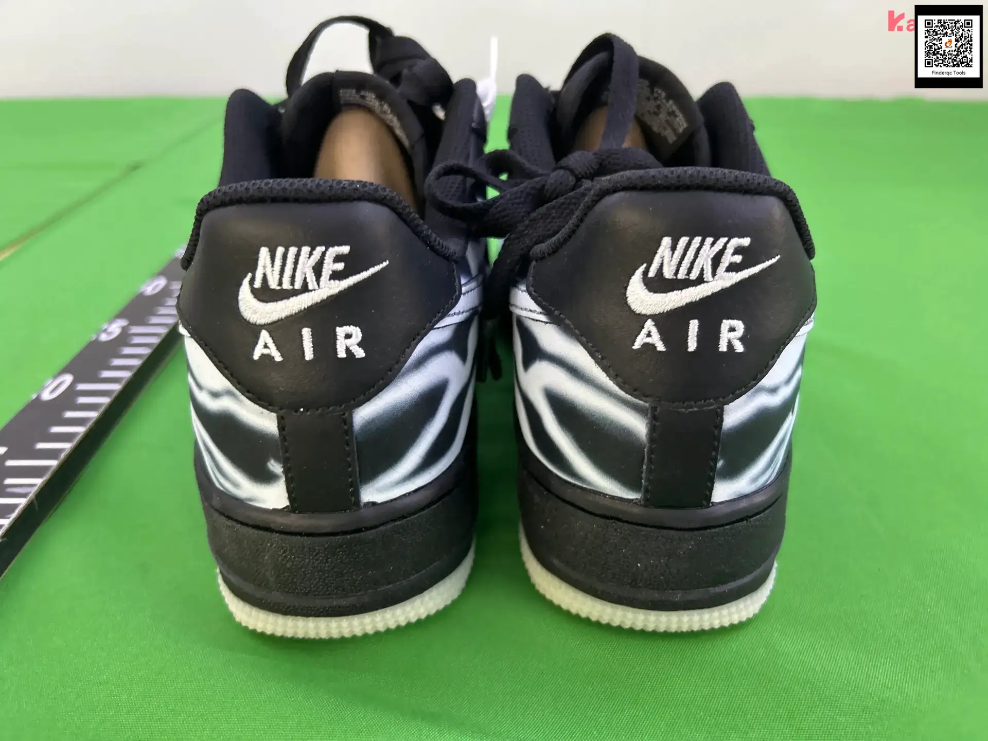 Nike Air Force 1 Skeleton Black White