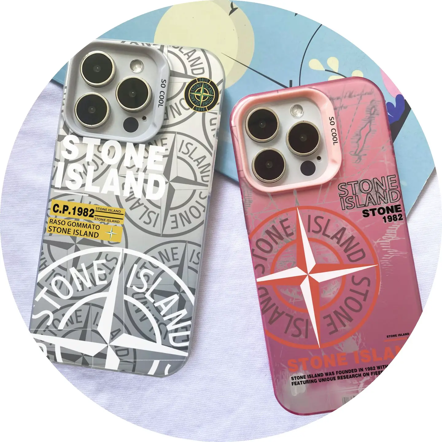 适用iPhone16手机壳苹果15PC12Promax13跨境11彩银IMD14潮石头岛7