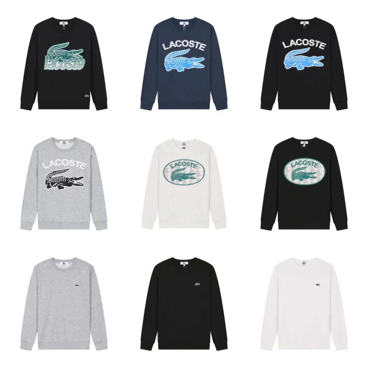 LACOSTE Crewneck Sweatshirts