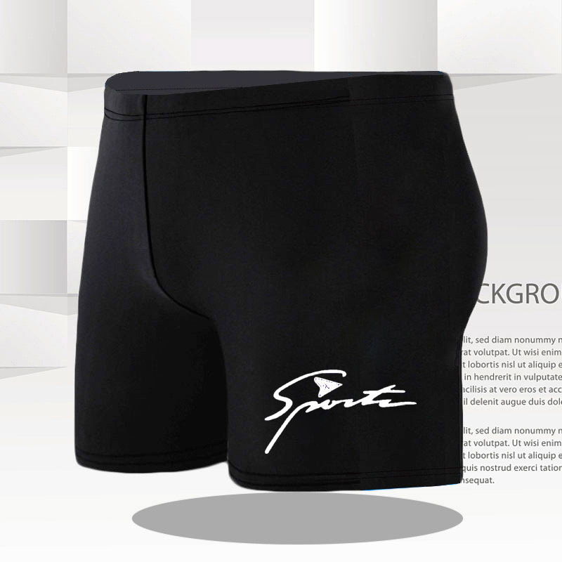 Summer new classic swimming trunks men's nylon slim hot spring boxer swimming trunks pattern beach men's swimwear wholesale