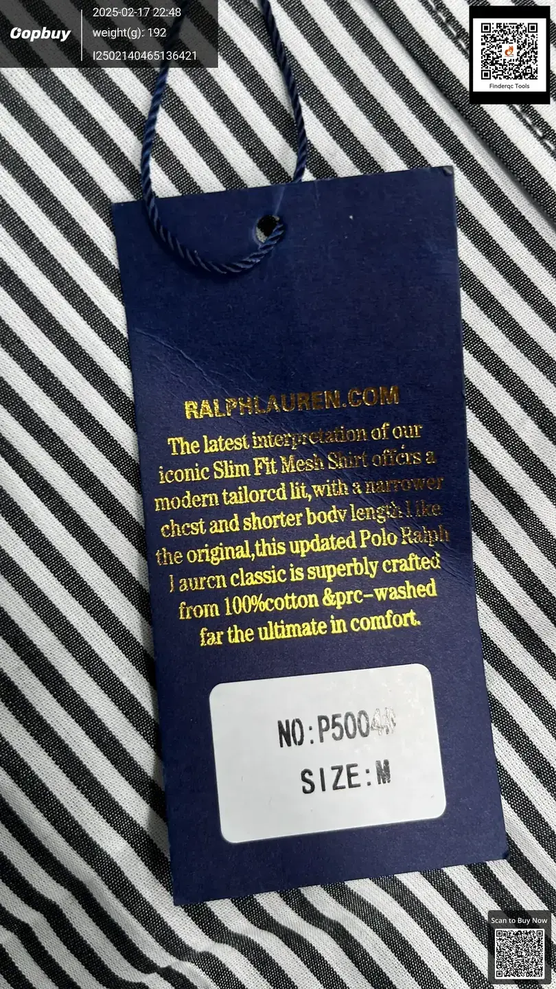 Ralph RLPOLO Lauren Pony Striped Long Sleeve Shirt RL Paul Cotton Non-Ironing Vertical Stripe Shirt