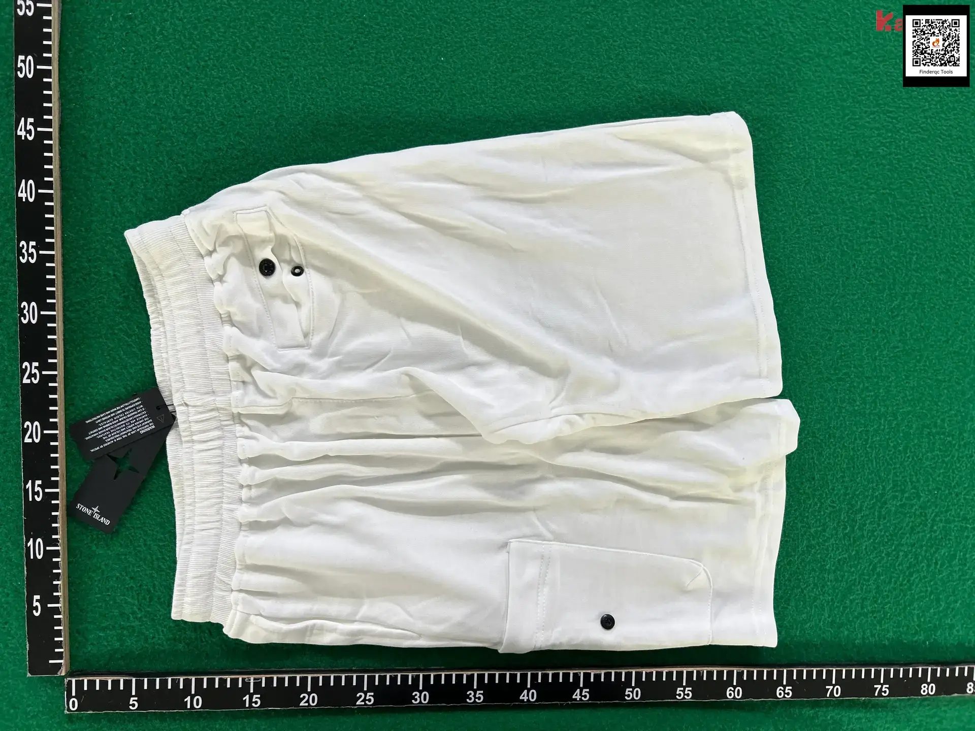 Cross-border Europe and the United States new STONE solid color compass armband shorts men's and women's large pocket decorative pants