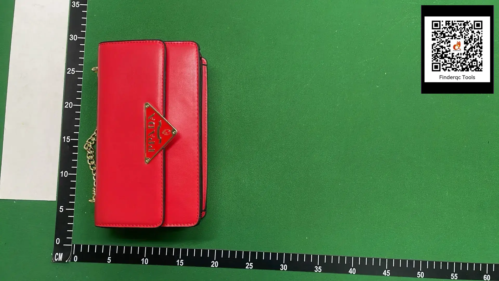 Prada Red Leather Shoulder Bag