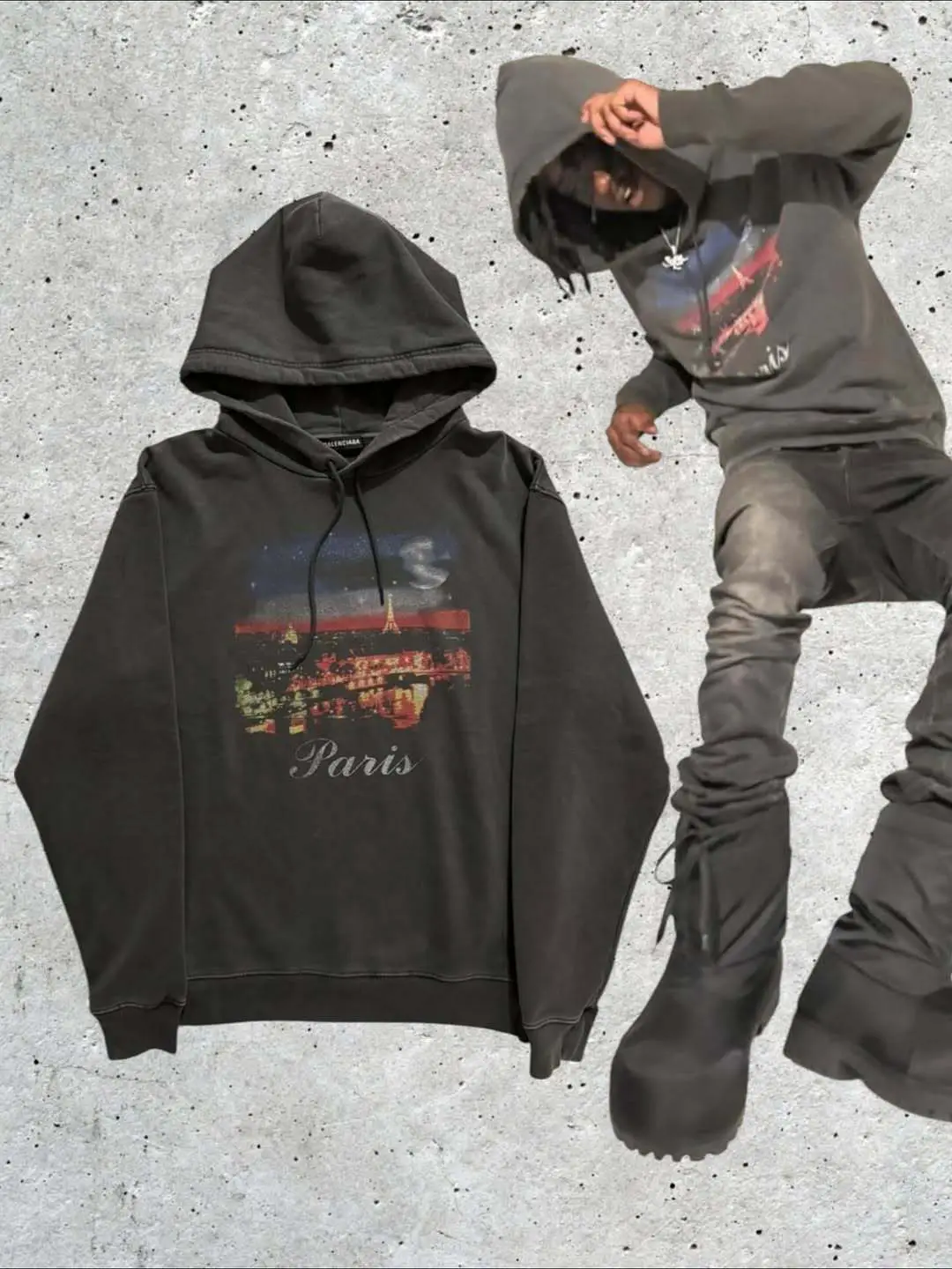 2025 European and American New Y2K Printed Pullover American Retro Trendyy Street Fashion Casual Men's and Women's Hoodies