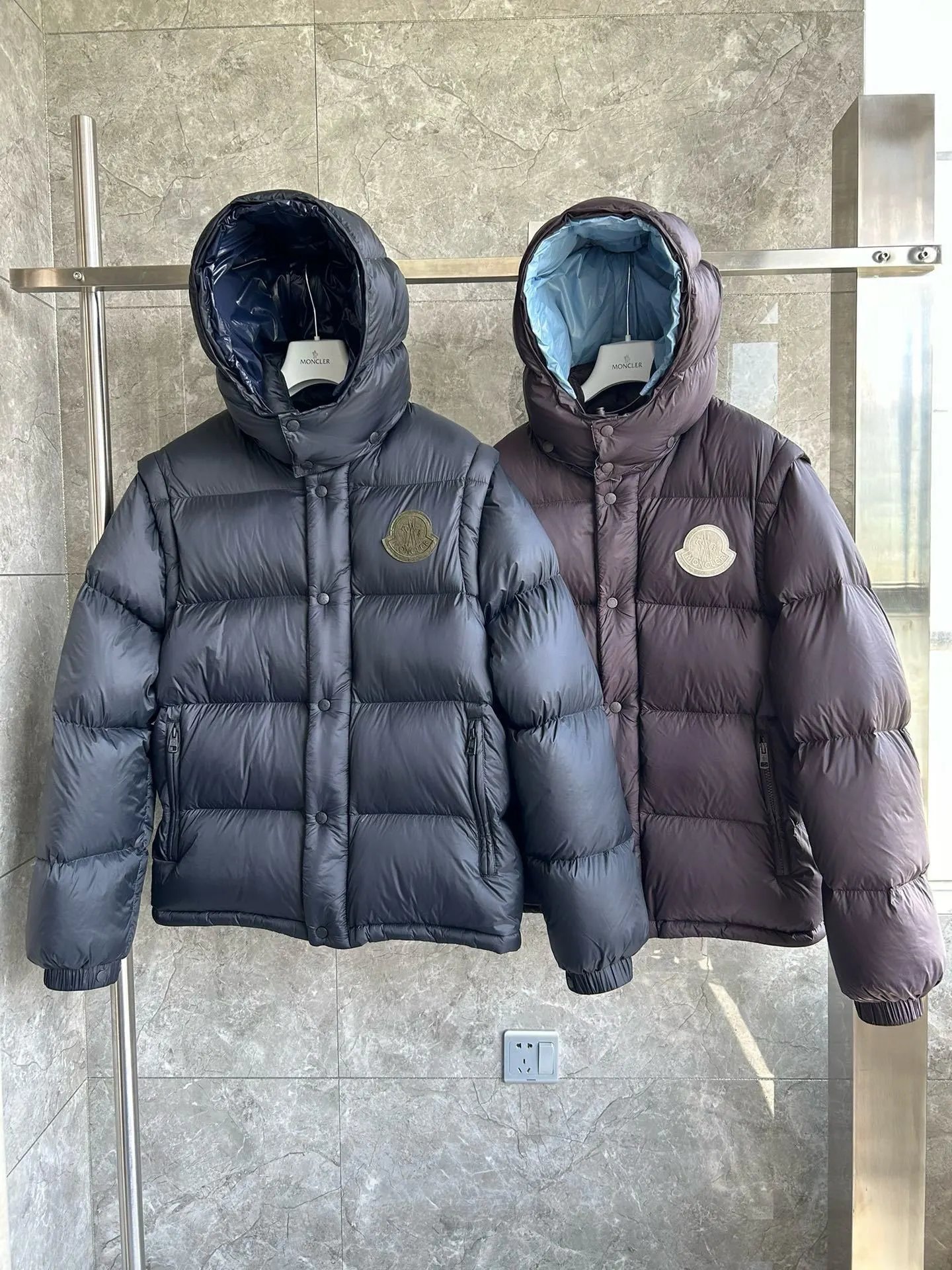 【DX6-21】脱袖两穿保暖羽绒服