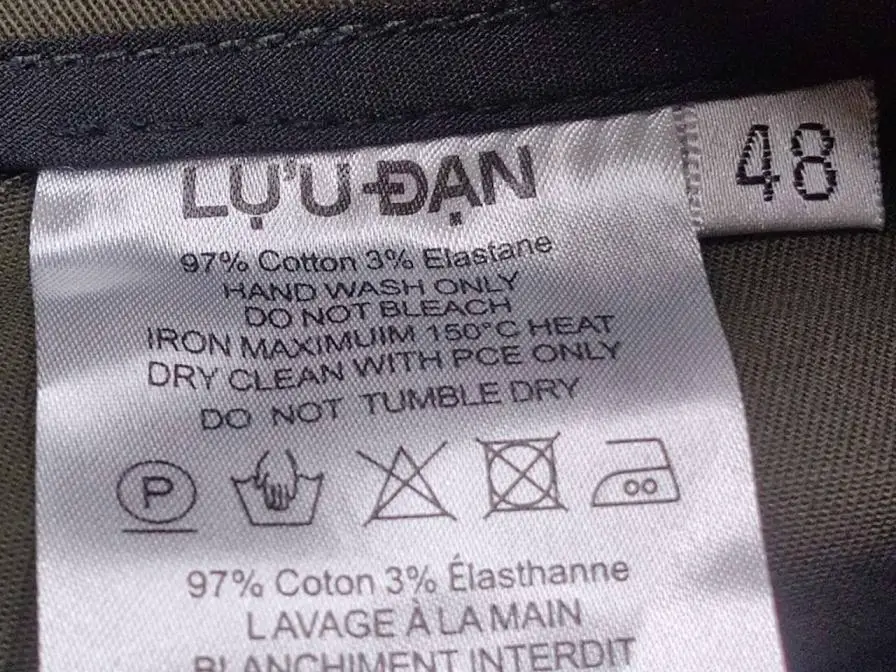 LU'U ĐAN 48 Wideleg Stretch Twill Trousers Elephant-Leg Pants