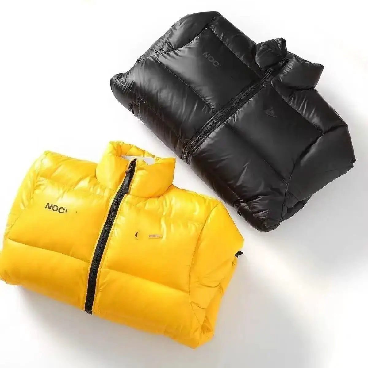 NOC Down Puffer Jacket Yellow Black