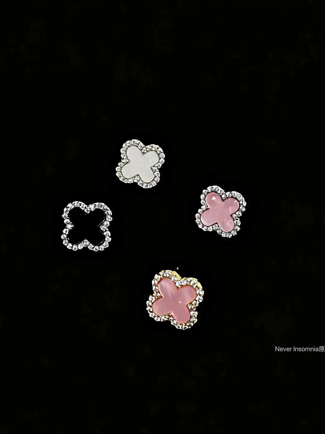 Never Insomnia Original.Lebruang Earrings/Silver Pins
