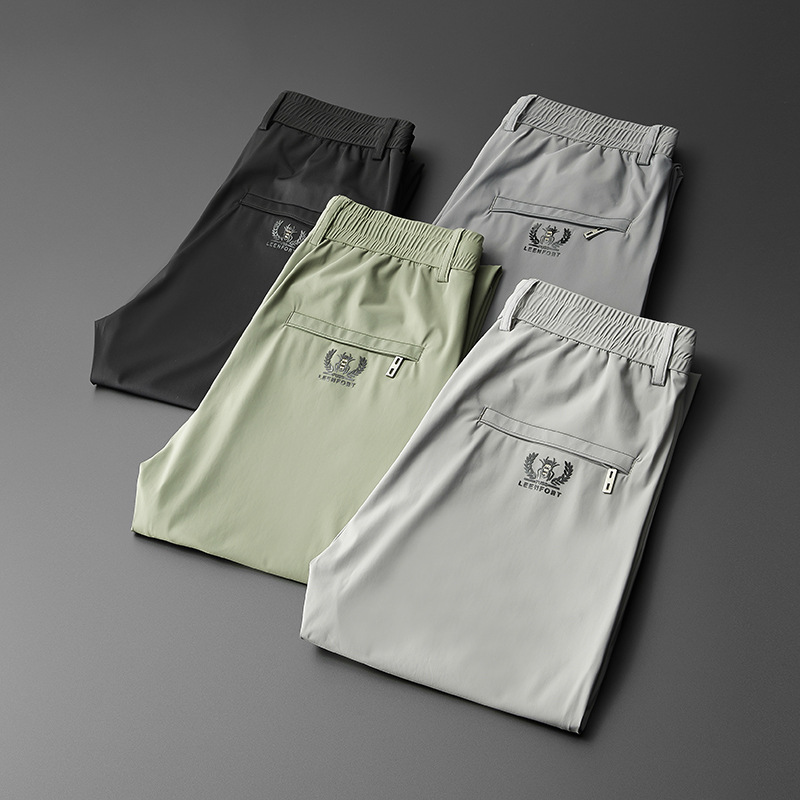 Summer Explosions Ice Silk Pants Casual Pants Summer Quick-drying Breathable Live Ice Silk Shorts Sports Outdoor Youth Pants