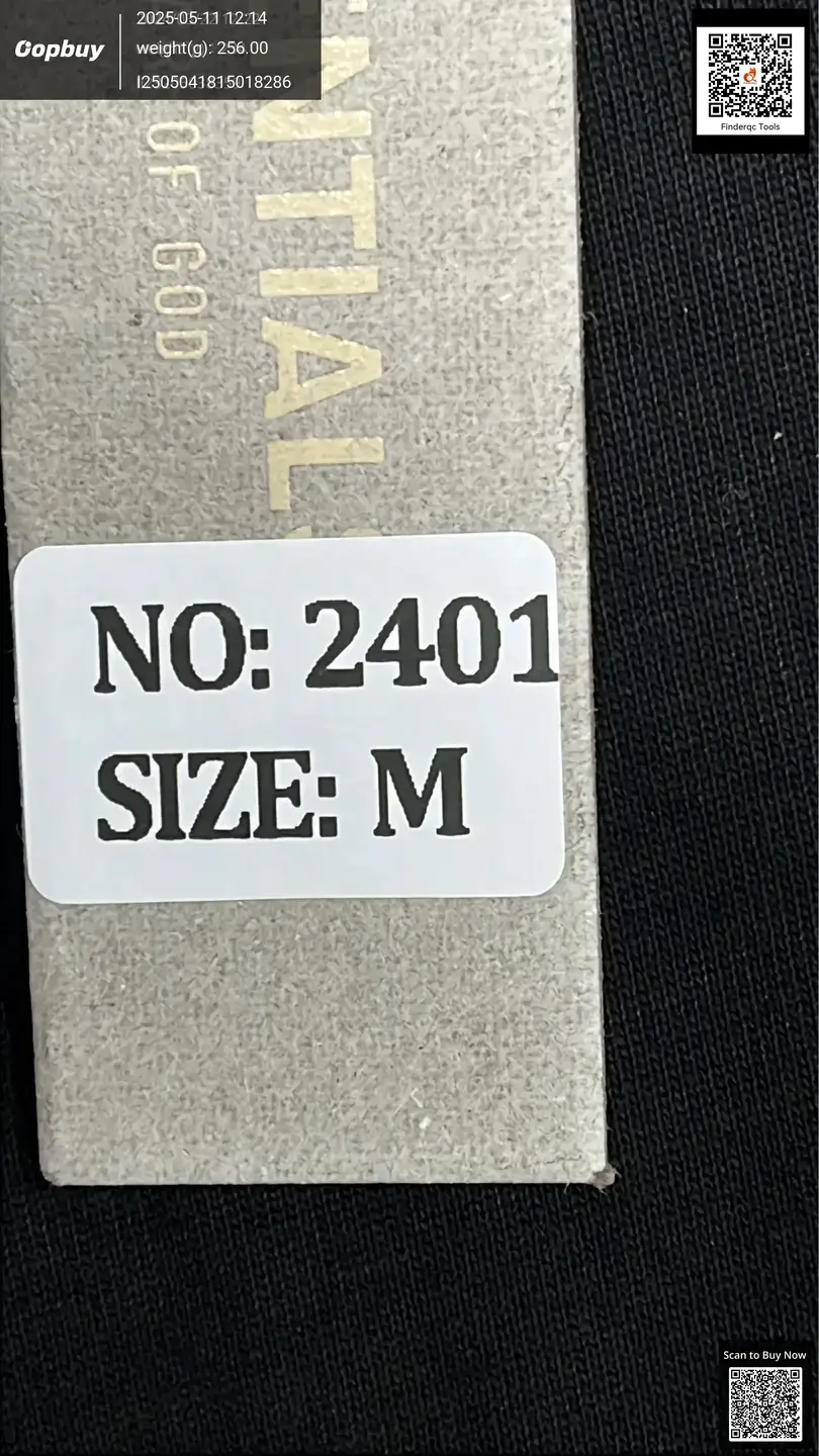 Cross-Border Trendy Brand Fog Multi-Line Ess Flocked Short-Sleeved T-Shirt High Street Pure Cotton Essentials Fear of God