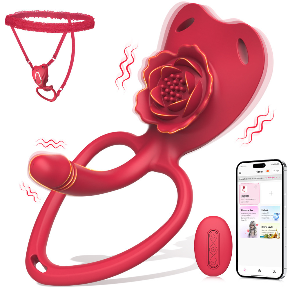 Amazon Adult Underwear Wearable Vibrator for Couples to Share, App-Controlled, In-Body Strong Vibration Sex Toy Wholesale
