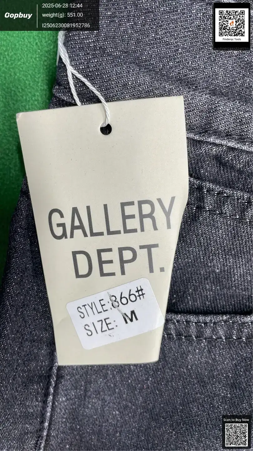 Solid Color Splicing Gallery Dept Retro Distressed Splash Ink Trendy High Street Vibe Straight Wide Leg Jeans for Men