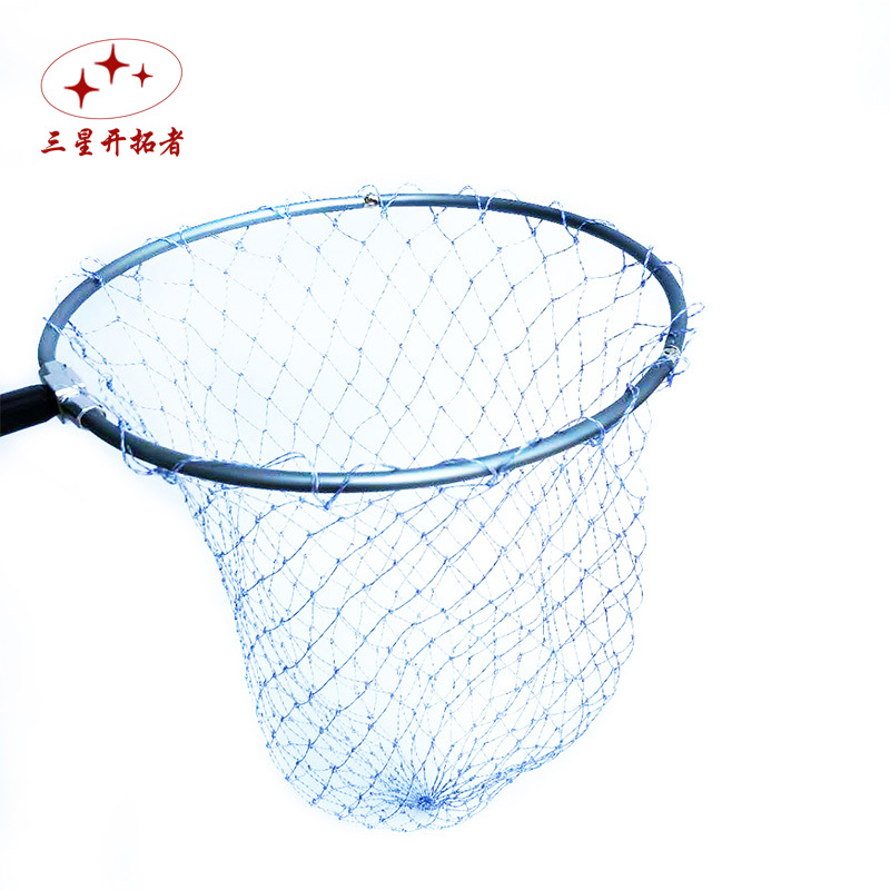 Spot supply aluminum alloy copy net head foldable big horse net 40-60cm fishing gear wholesale fishing supplies