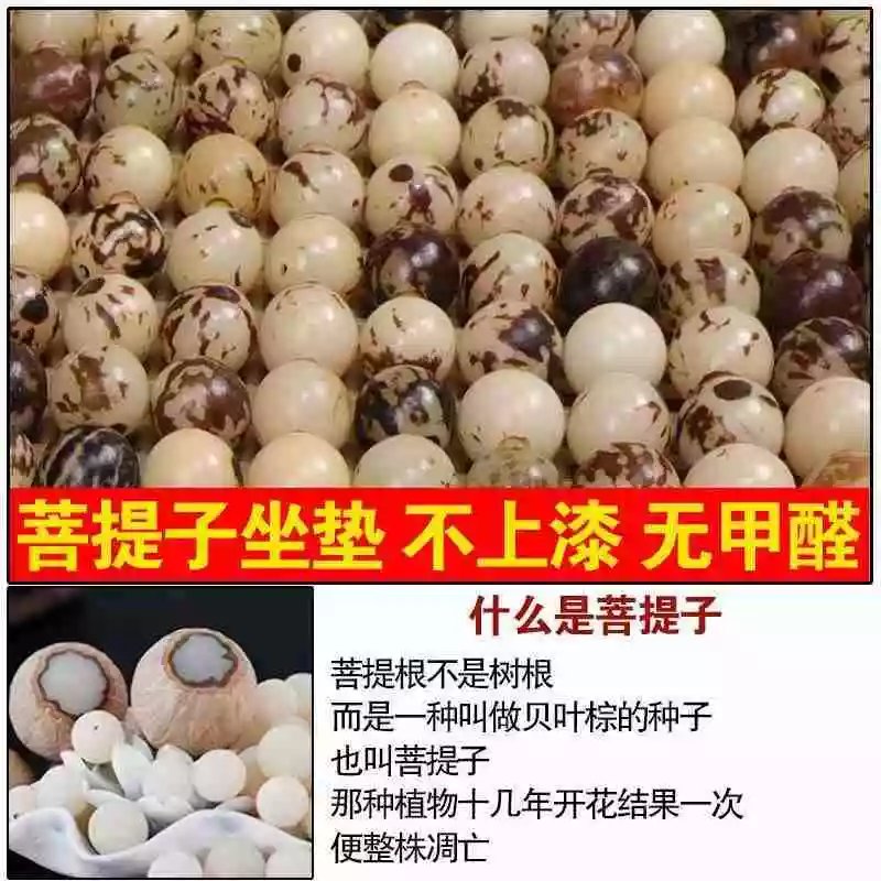 Summer New Breathable Bodhi Breathable Wooden Bead Car Cushion Cold Mat Non-slip Single-piece Four Seasons Universal Seat Cover