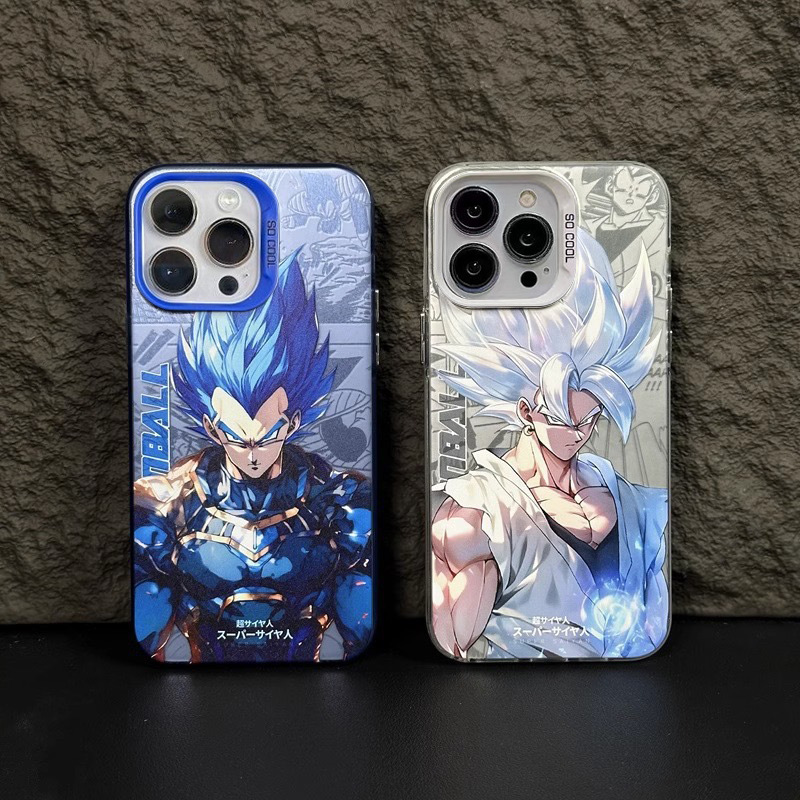 Dragon Ball Cross-Border Popular Iphone17Pro Mobile Phone Case 16/14/13 Laser Case 12 Apple 11Xsmax Hard