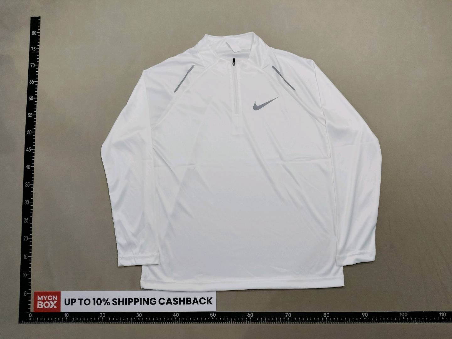 Nike Men's Long-Sleeved Zipper Sports Top — QC-foto 2