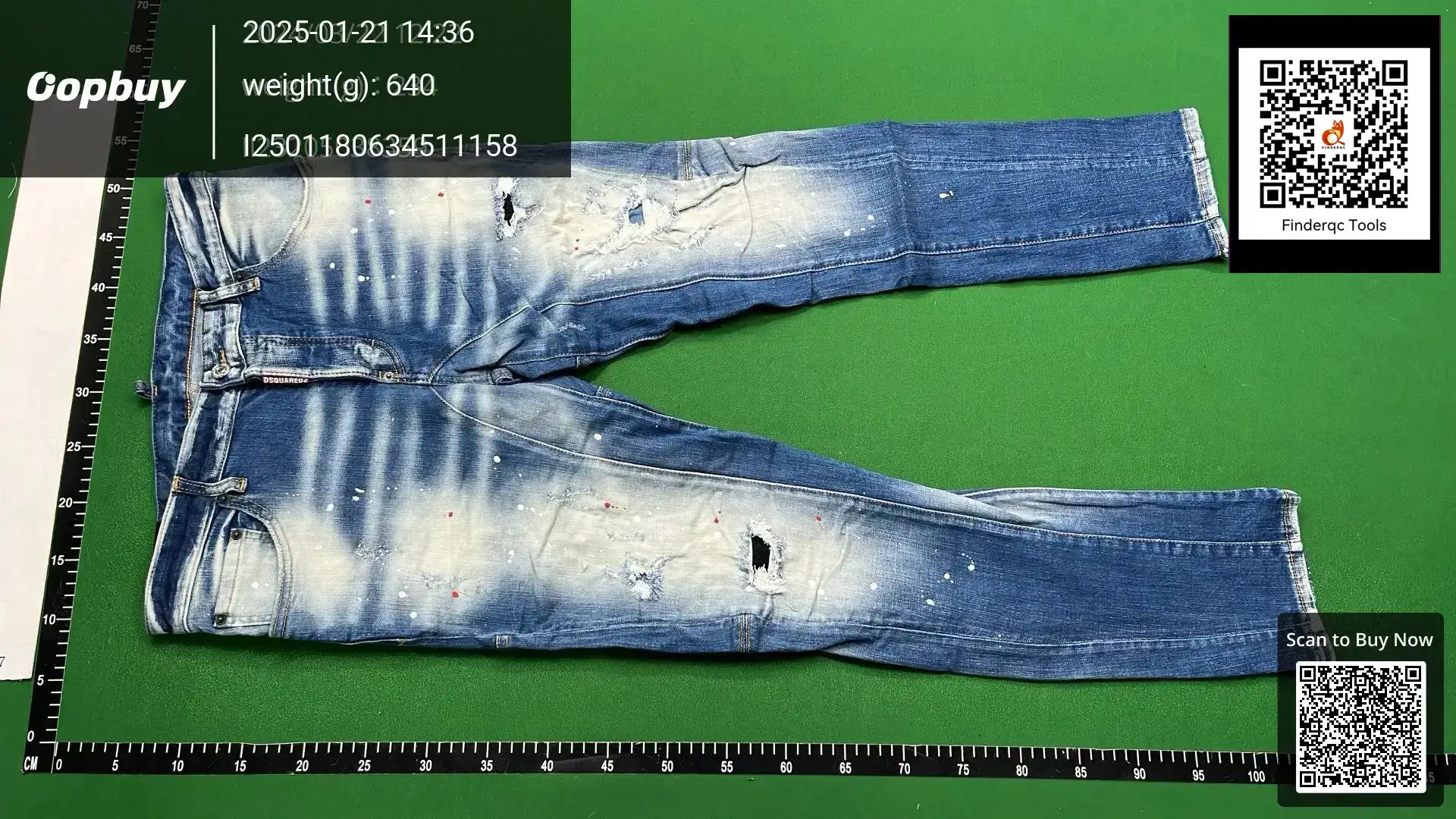 A605 splicing embroidery pocket quadratic Jeans cross-border Men's straight Denim trousers European station Denim