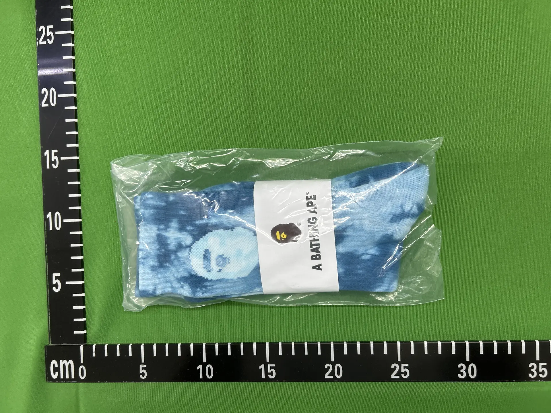 2020Ape Spot Bape Tie-dyed Ape Towel Sweat-absorbent Shockproof Long Tube Pure Cotton Men's and Women's Sports High Tube Skateboard Sock