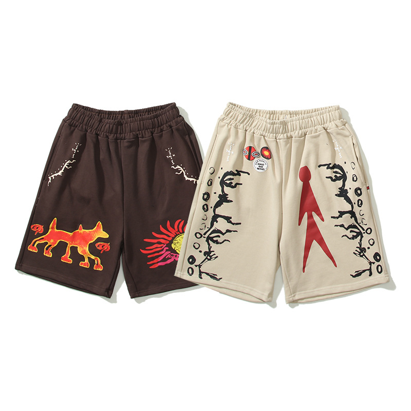 2026 Cross-Border American High Street Hip-Hop Street Style Loose Casual Sports Shorts Unisex Shorts