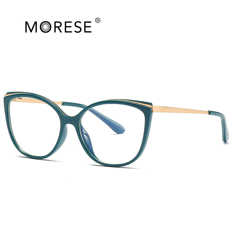 Cross-Border Spot Tr90 Glasses Frame European and American Independent Website Glasses Fashionable Anti-Blue Light Flat Glasses Cool 2052 Large Frame
