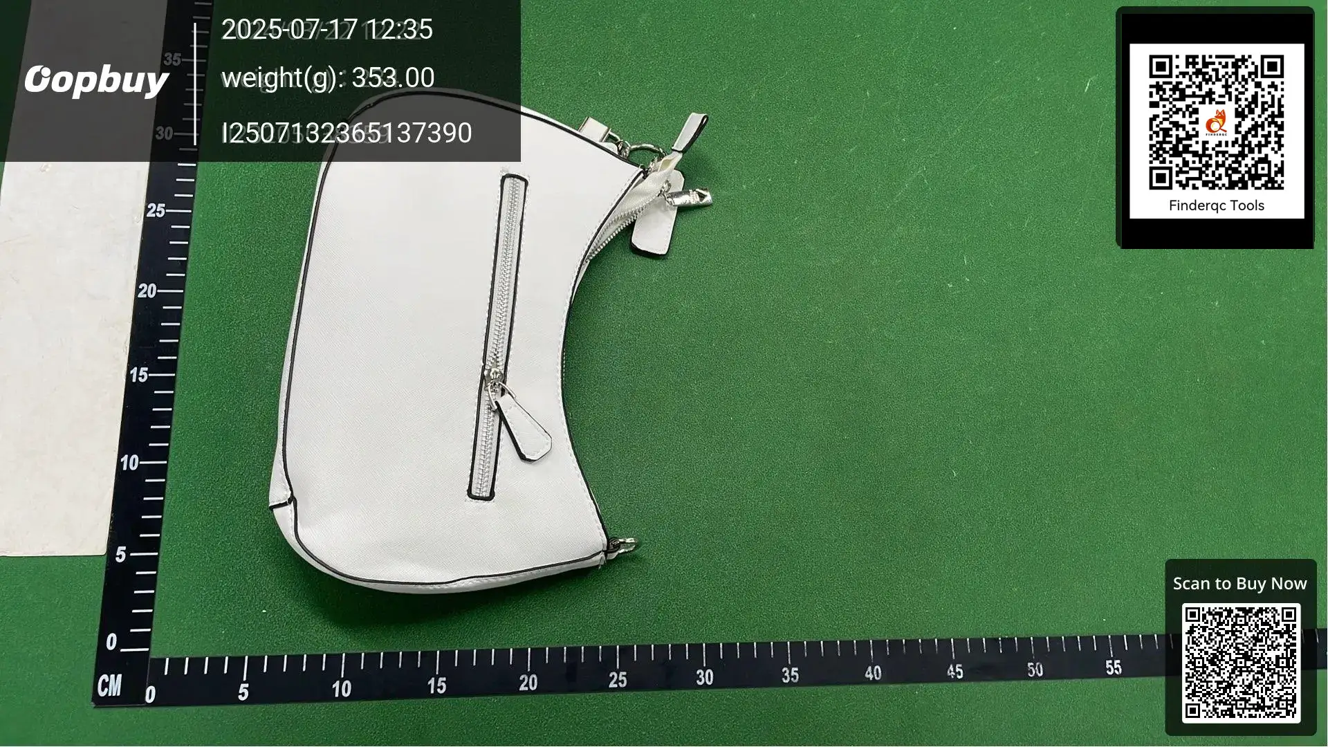 White shoulder bag