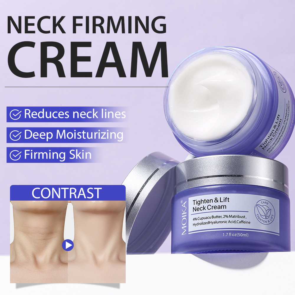 Full English Version of the Neck Firming Cream, Lightening and Reducing Fine Lines, Brightening Neck Cream, Moisturizing Cream, Foreign Trade Cross-Border Export Wholesale