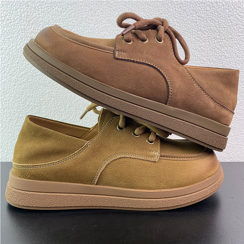 British Style First-Layer Cowhide Loafers for Women 2025 Summer and Autumn New Versatile Soft-Soled Two-Wear Casual Small Leather Shoes