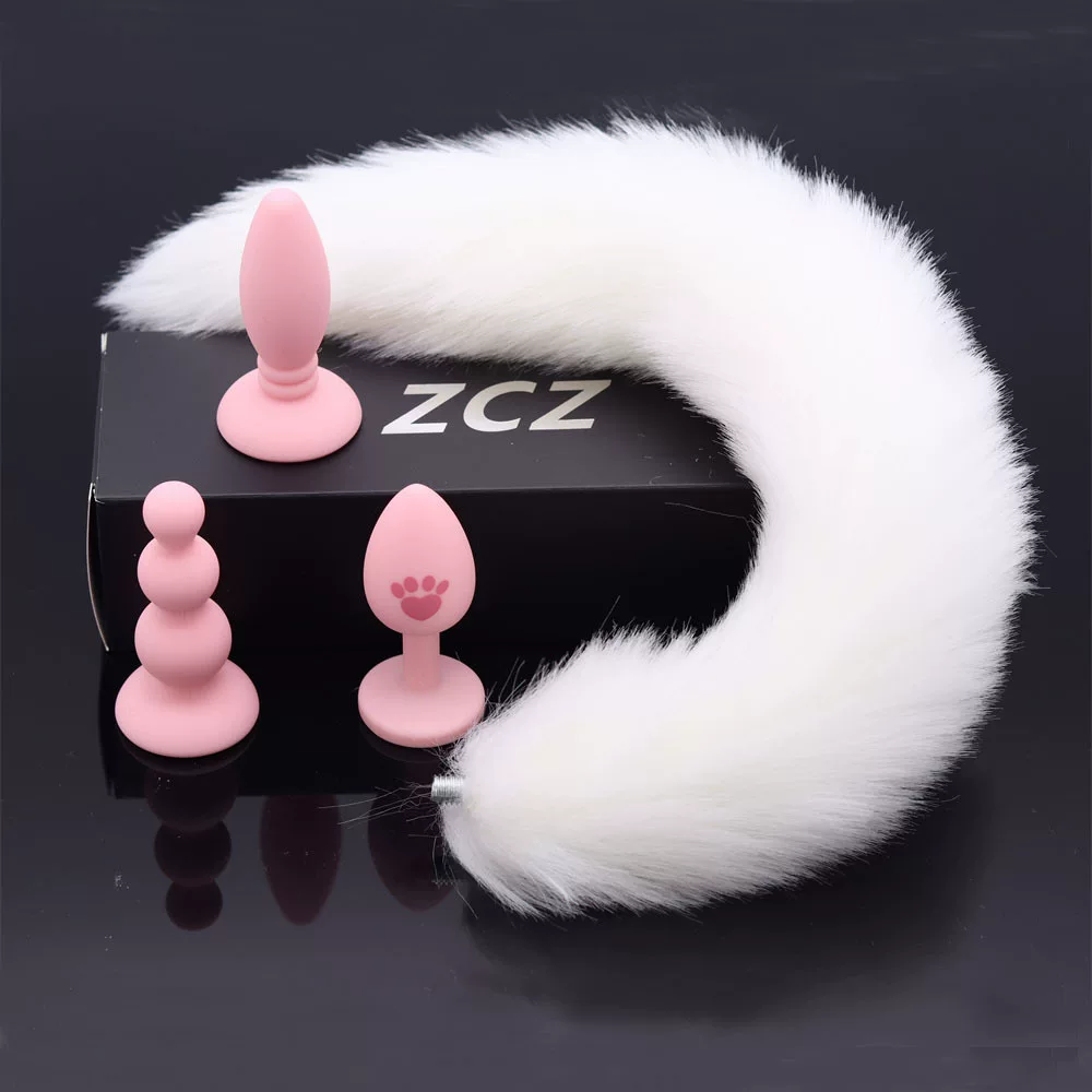 Sm Fox Tail Anal Plug Tail Anal Toy for Women, Dog Tail, Small Size for Beginners