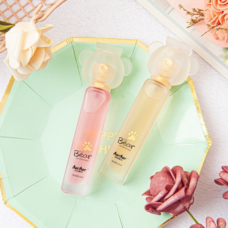  Bag Bear Adventures Perfume Peach Flower Fruit Fragrance Fresh and Lasting Fragrance Girl Gift Perfume