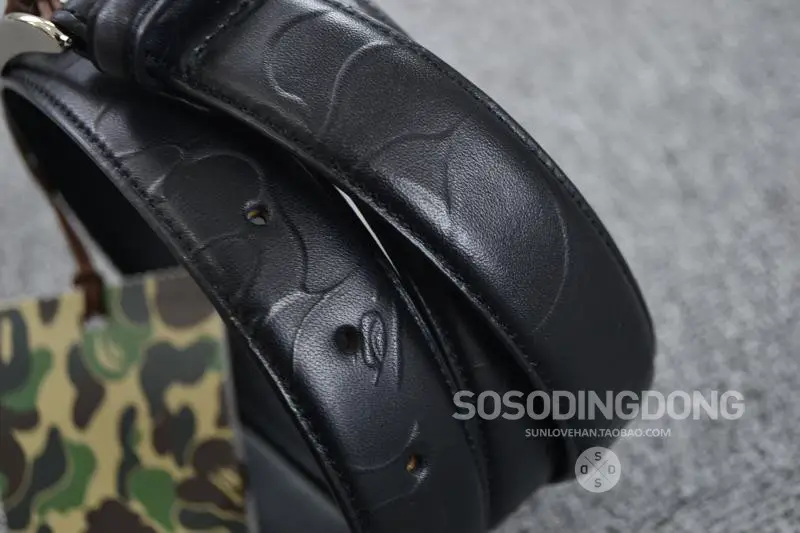 Consult Bape Realleather Nissan Print Leather Belt