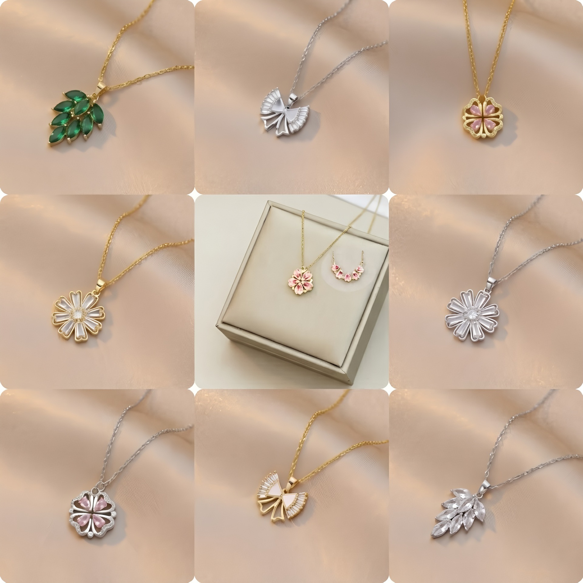 Trendy and High-End Niche Versatile Necklace Collection, Popular Birthday Clavicle Chain Pendant, Celebrity-Inspired Light Luxury Style