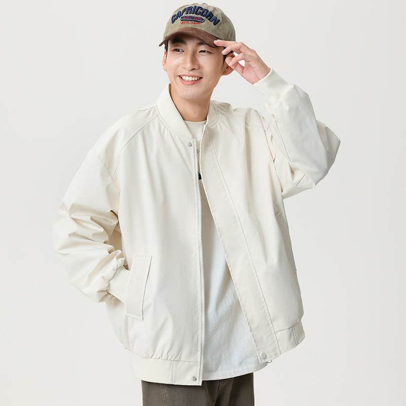 Men's Baseball Jacket Casual Outerwear 2026 Spring New Style Cool Trendy Brand Loose Flight Worker Jacket
