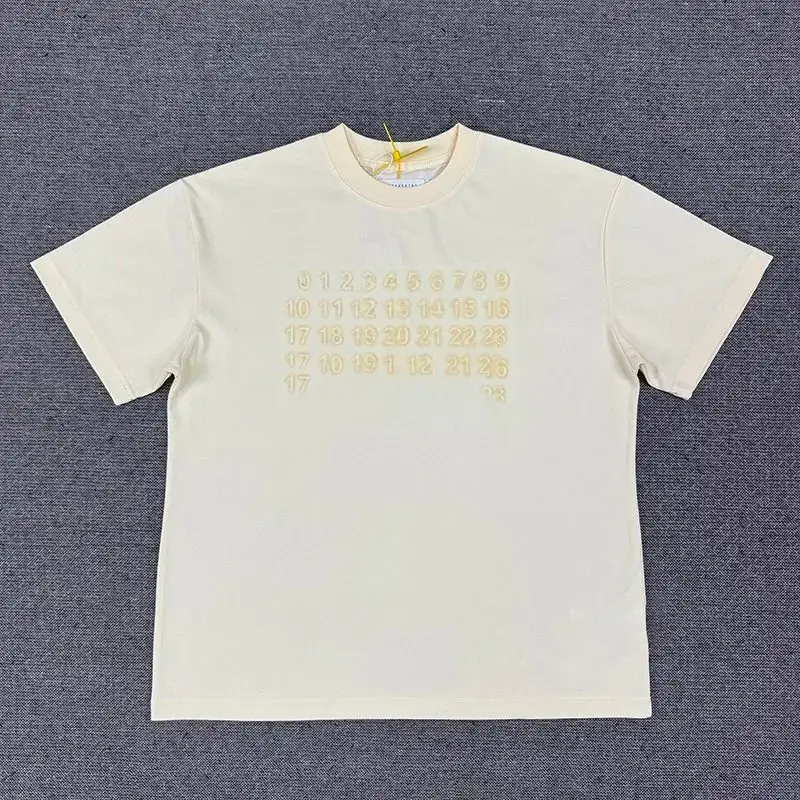 Embroidered digital logo short sleeved T-shirt